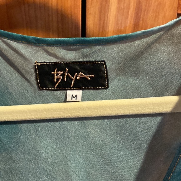 Biya long silk teal blue - Picture 3 of 5